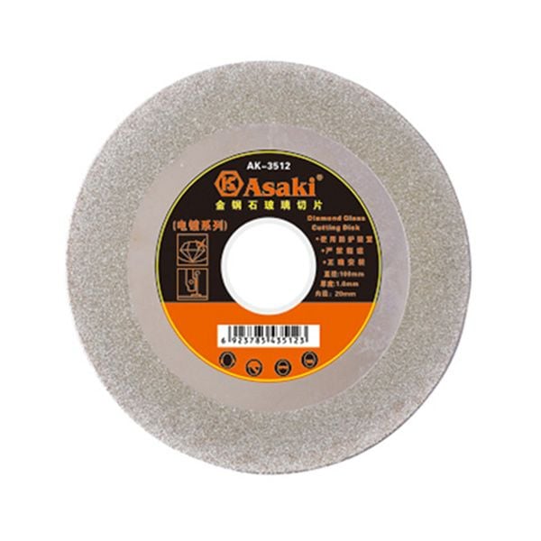 Đĩa cắt kiếng 100x26x1.0mm Asaki AK-3512