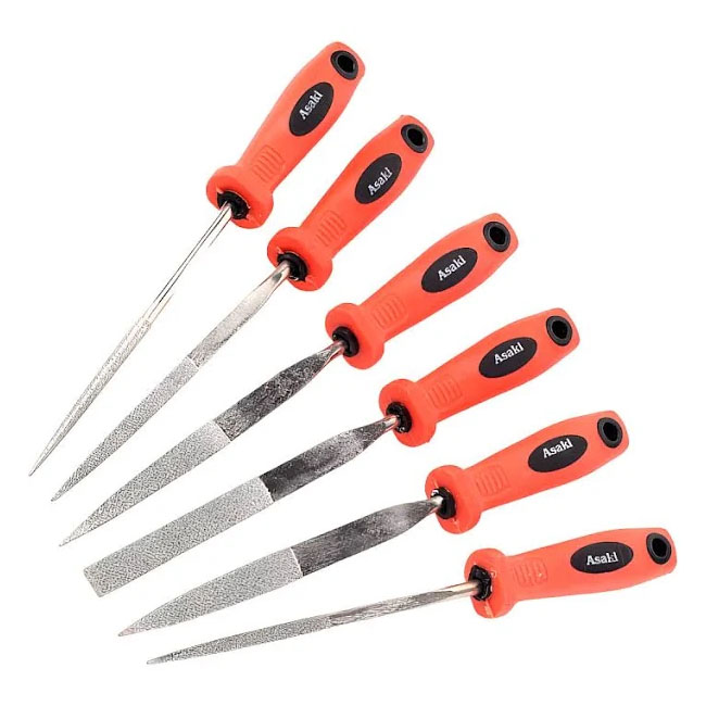 Bộ giũa mini 6 cây Asaki