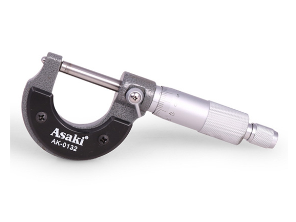 Panme đo ngoài cơ khí Asaki 0 - 25mm AK-0132