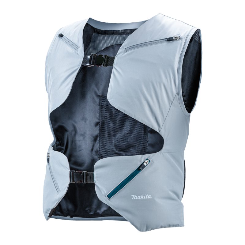 Áo khoác không tay làm mát dùng pin Makita DFV214A02 sizeXL-3XL(BL)(18V/14.4V/12V MAX)