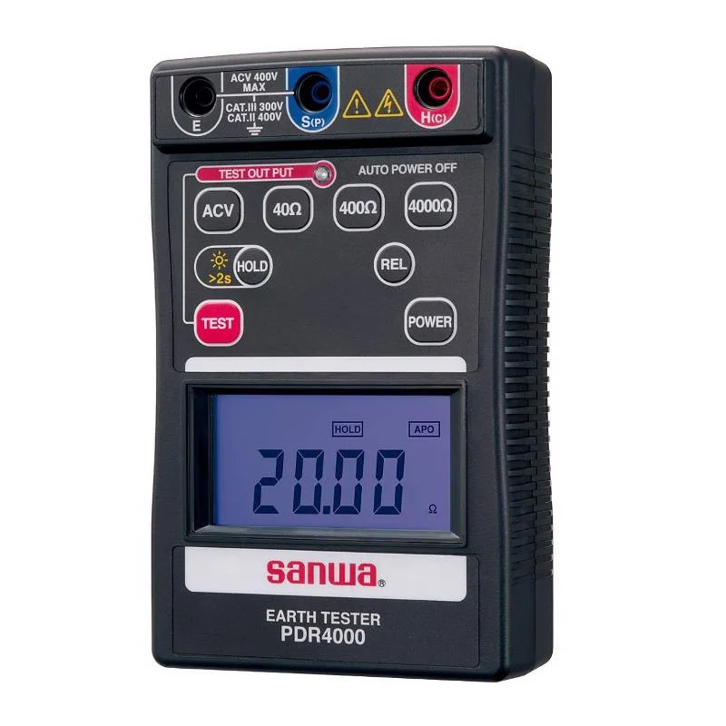 Đồng hồ đo điện trở đất Sanwa PDR4000 (400V-4000Ω)