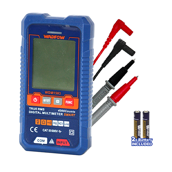 Đồng hồ vạn năng kỹ thuật số 600V-4000 số đếm Wadfow WDM1503