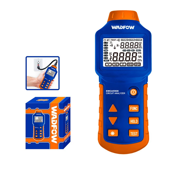 Thiết bị kiểm tra dòng rò RCD/LOOP (AC 85~265V) Wadfow WDM9502