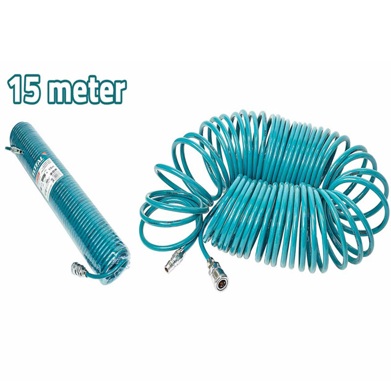 15m Cuộn dây hơi xoắn dẫn khí nén 5x8mm Total THT11151-3