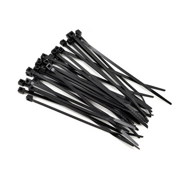 Bộ 100 dây rút nhựa đen Total THTCTB10025  100x2.5mm