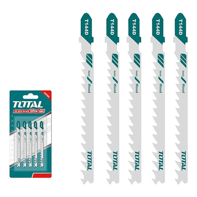 Bộ 5 lưỡi cưa lọng gỗ 6 răng Total TAC51144D