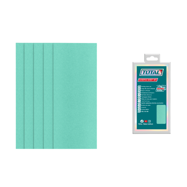 Bộ 50 miếng giấy chà nhám chữ nhật 90x231mm Total TAC0902311
