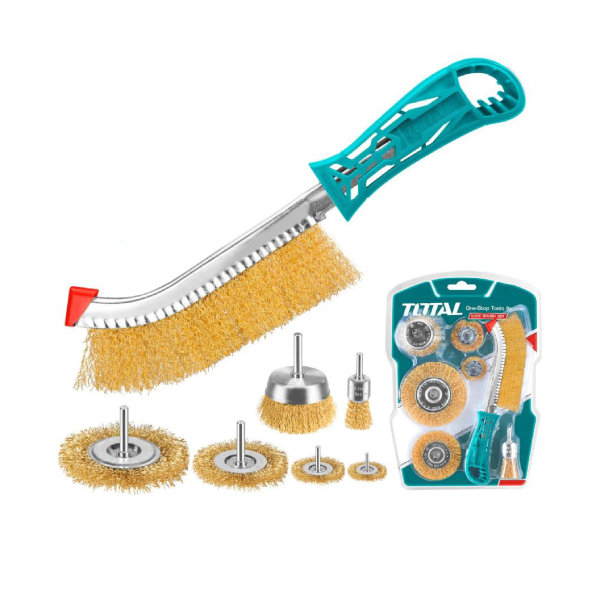 Bộ bánh cước và chổi cước 7 chi tiết Total TAC310071