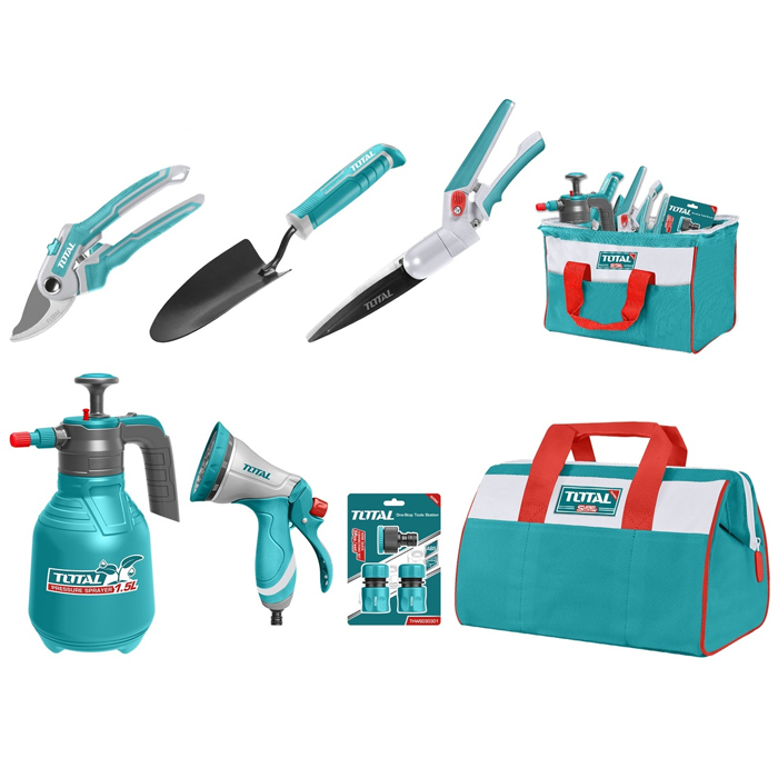 Bộ combo 7 công cụ làm vườn Total TOS23048