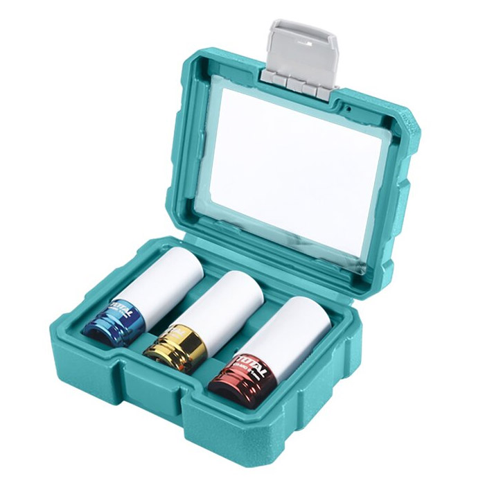 Bộ đầu tuýp lục giác 3 chi tiết Total THMLNS031
