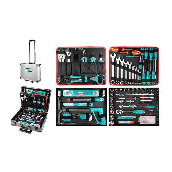 Bộ đồ nghề vali kéo 147 chi tiết Total THKTHP21476