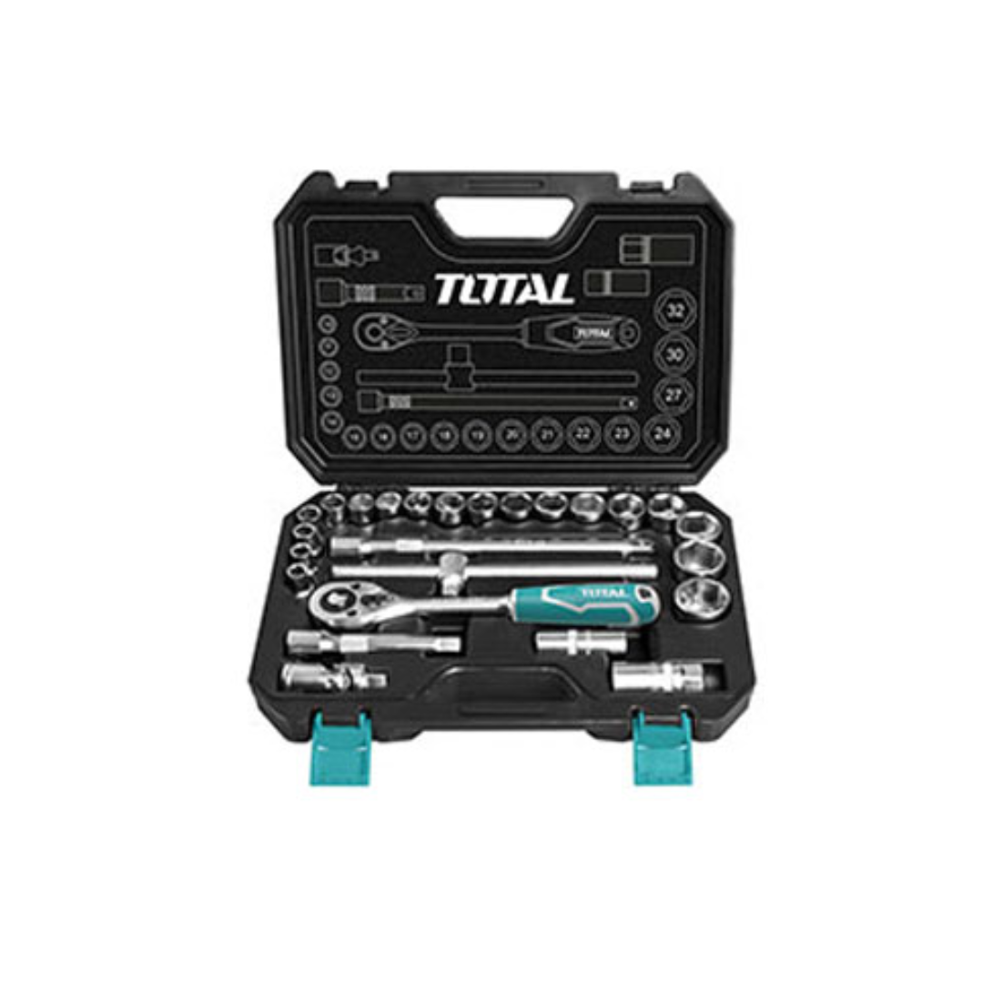 Bộ tuýp 44 chi tiết Total THT421441 1/2"