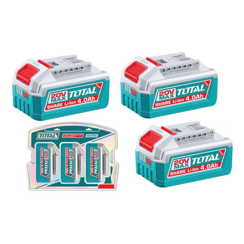 Combo 3 pin 20V 4.0Ah Total TOSLI251296