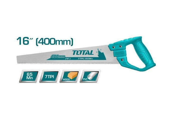 Cưa tay lá liễu 16" (400mm) Total THT551663D