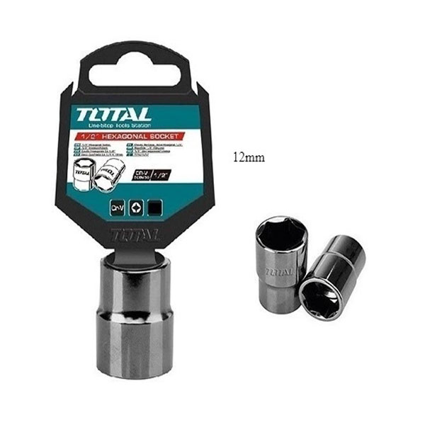 Đầu tuýp lục giác 1/2" (12mm) Total THTST12121