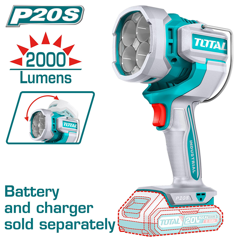 Đèn làm việc dùng pin 20V TWLI2088 (Chưa Pin & Sạc)