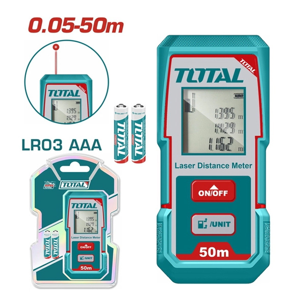 Máy đo khoảng cách tia laser 50m Total TMT55016