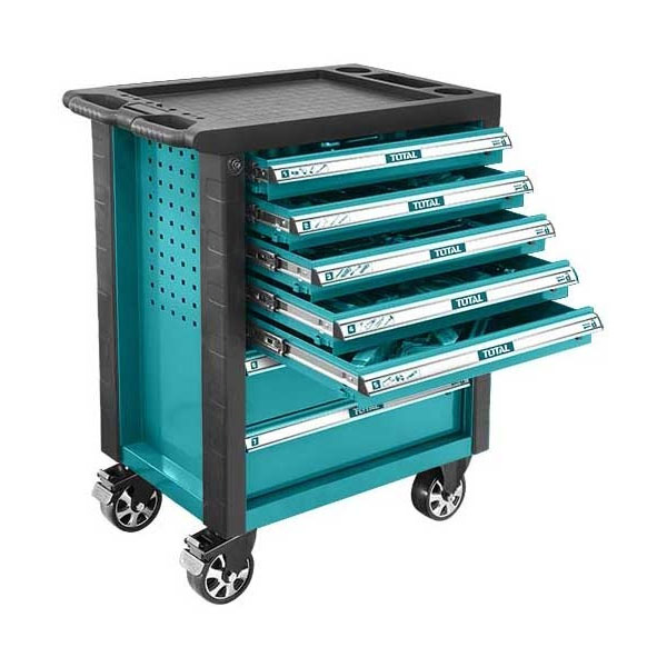 Tủ kéo đựng công cụ 7 ngăn Total THRC01071 (có bánh xe)